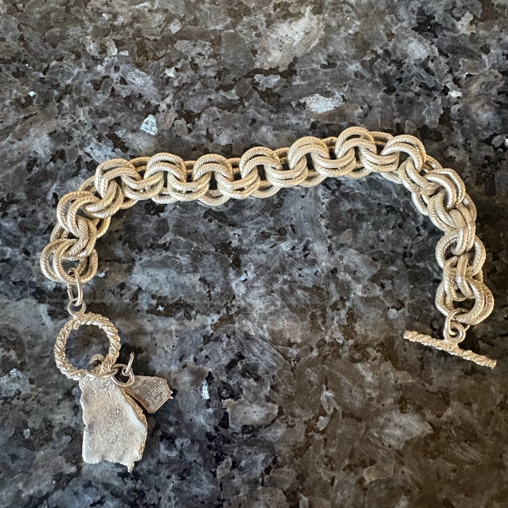 Elegant Silver Chain Bracelet
